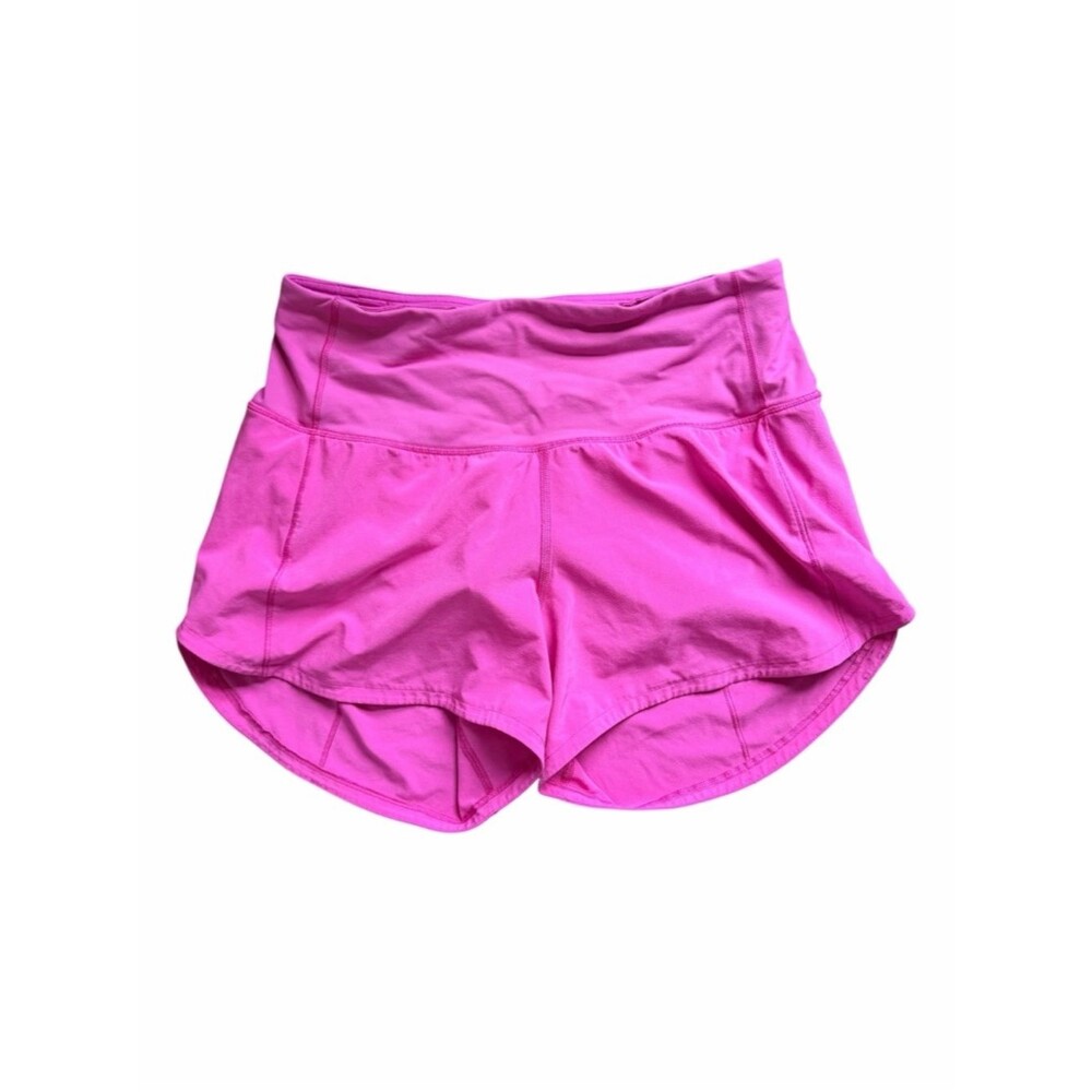 Lululemon Speed Up High-Rise Shorts 4” Pink Size 4 Athletic Running Lightweight